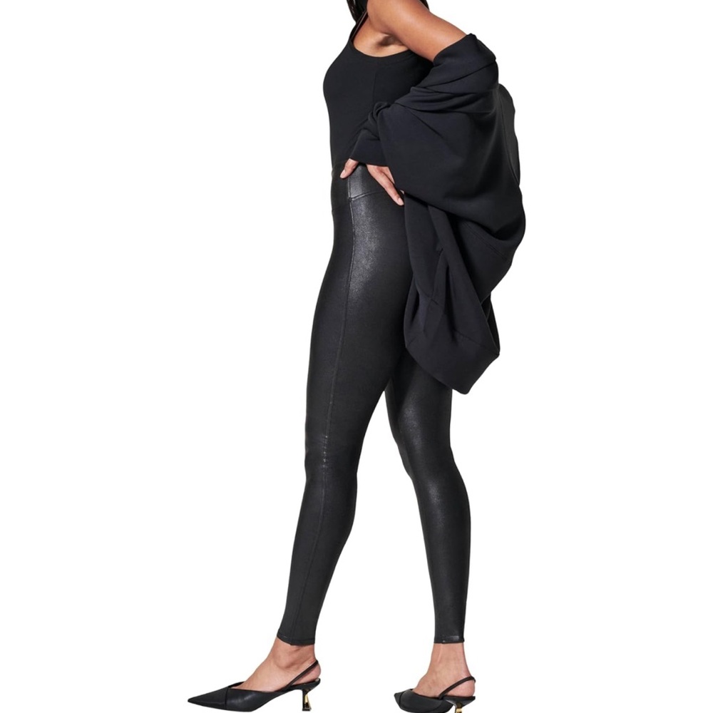 Spanx Net-a-Porter tummy control spandex leggings